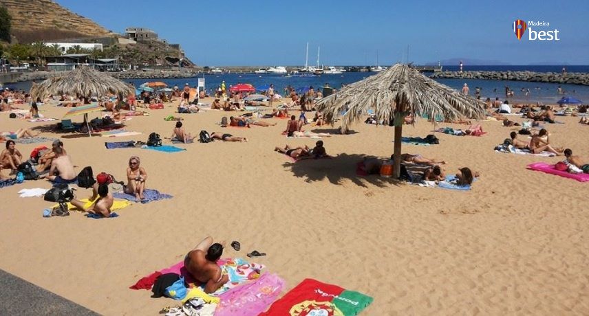 Machico beach Summer attractions on Madeira Island